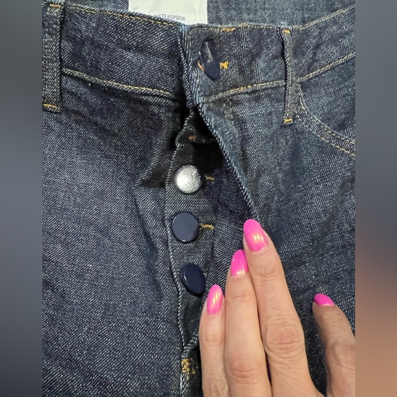 One Teaspoon Raw Indigo Mr Skinny Jean Shorts Mens size 32 NWT - Picture 8 of 12